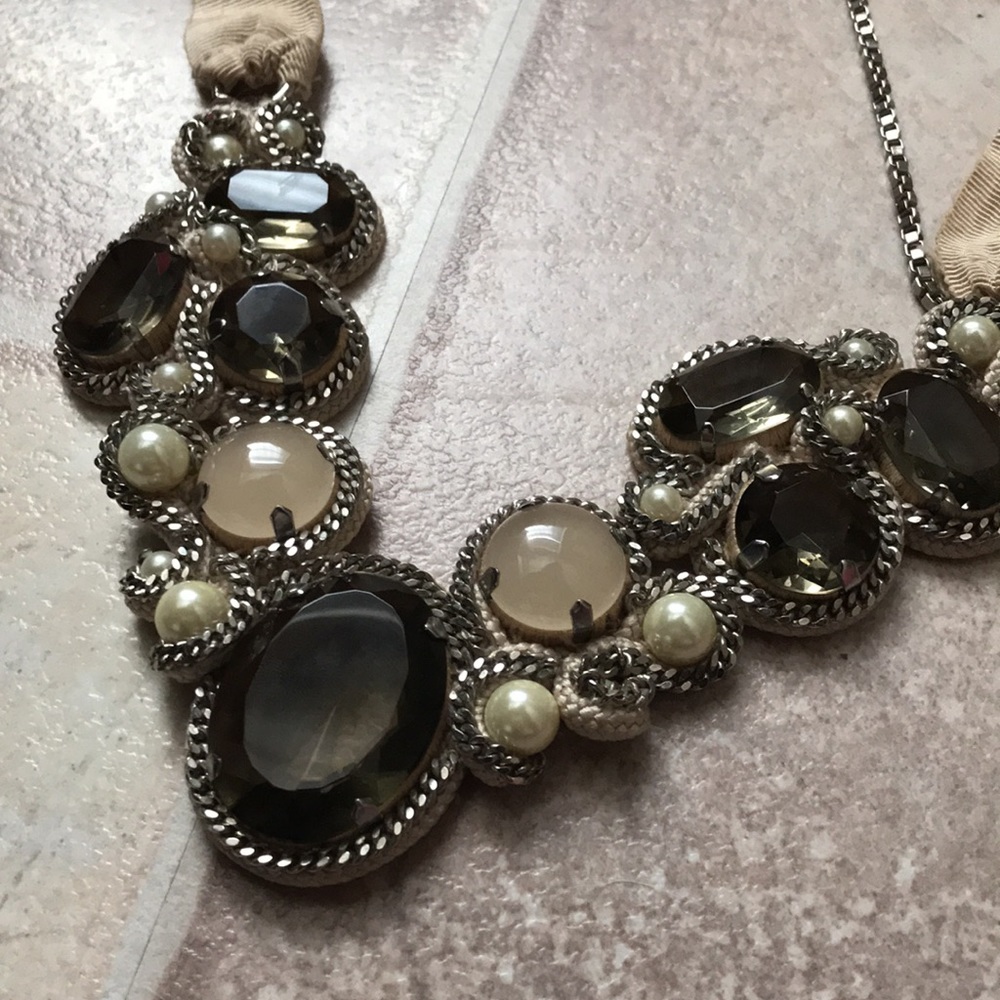 Anthropology Rada Bib Statement Necklace